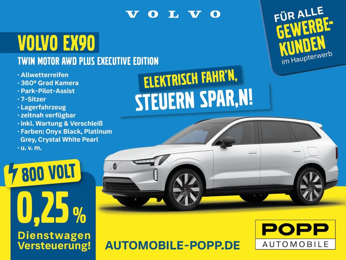 Volvo EX90 Plus Executive Edition / 0,25% Versteuerung Leasing
