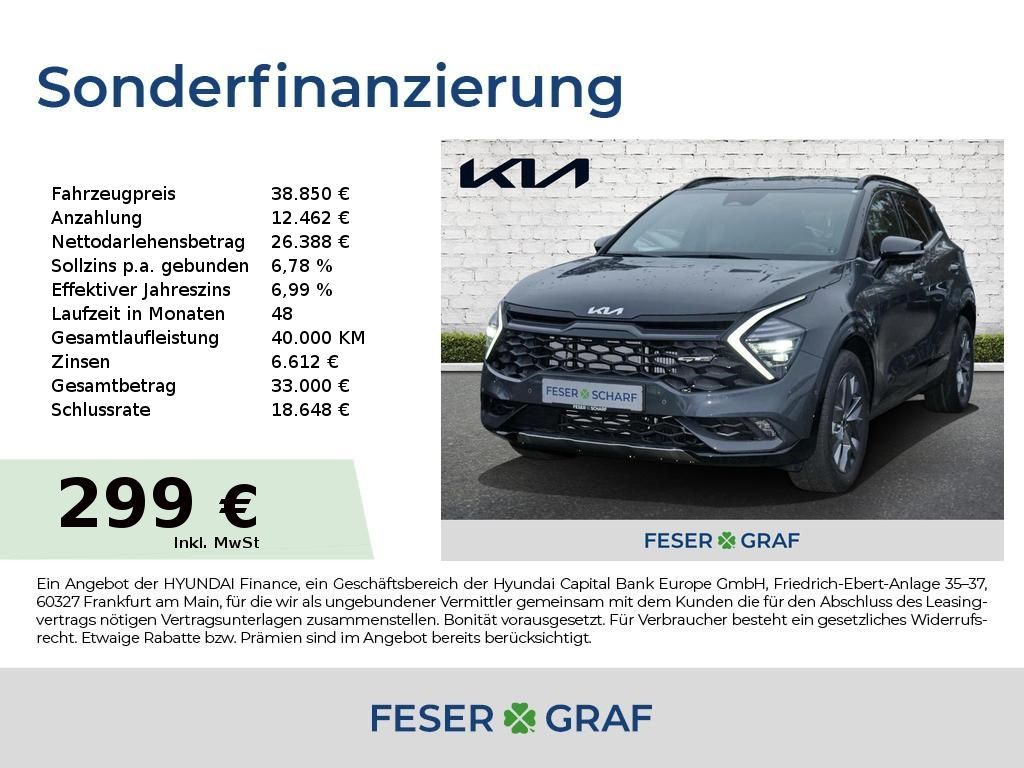 Kia Sportage 1.6T Hybrid AWD GT-Line Drive Sound Leasing