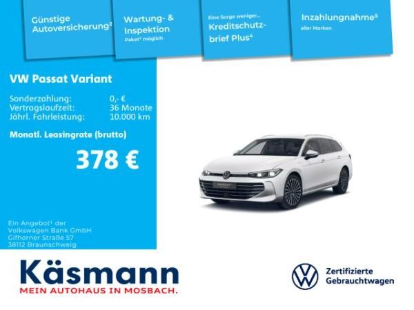 Volkswagen Passat Elegance 1.5 eHybrid AHK HUD DCC INKL. WINTERRÄDER + GARANTIE Leasing
