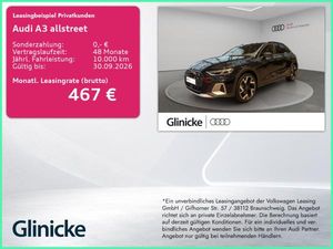 Audi A3 allstreet S line LED HuD Sonos Navi AHK 19"