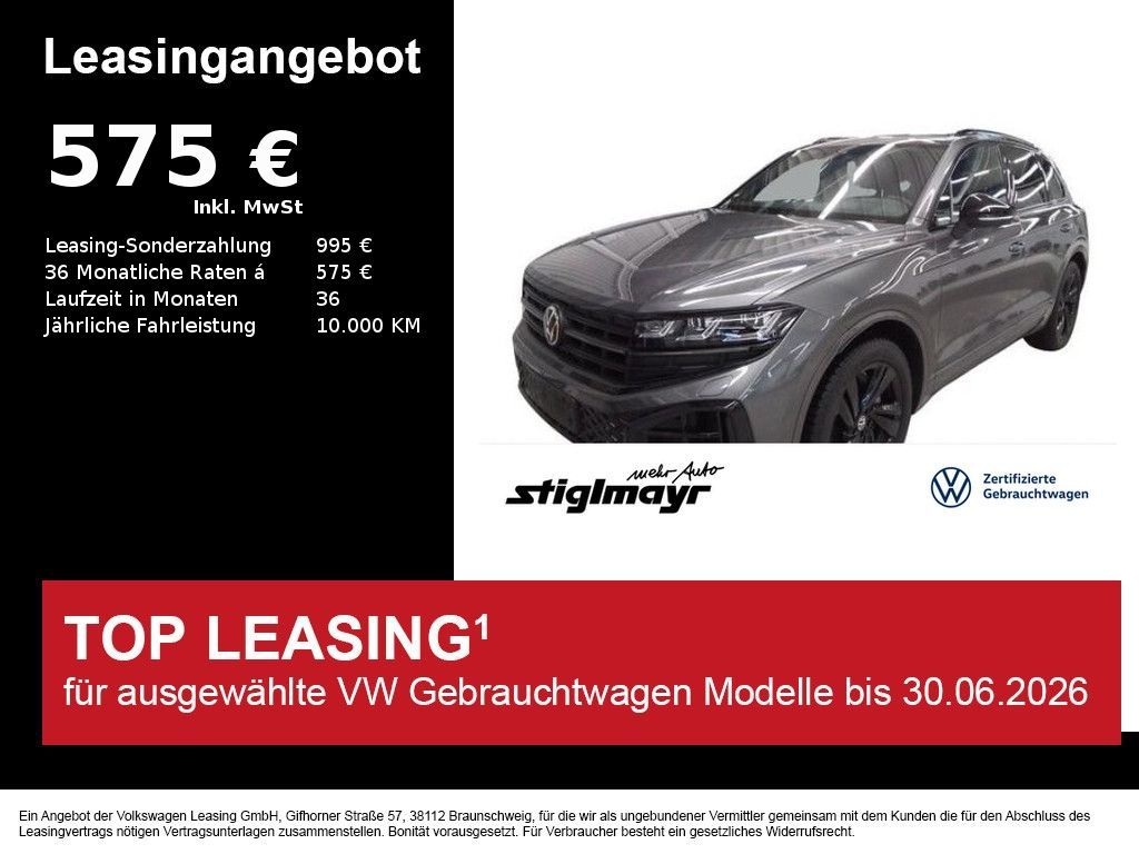 Volkswagen Touareg R-line Black Style 3.0 TSI ACC+AHK+HUD+I Leasing