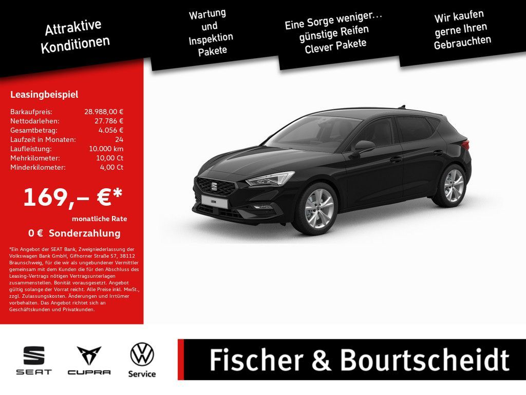 Seat Leon 1.5 eTSI FR SHZ NAVI ACC FACEL. MATRIX-LED Leasing
