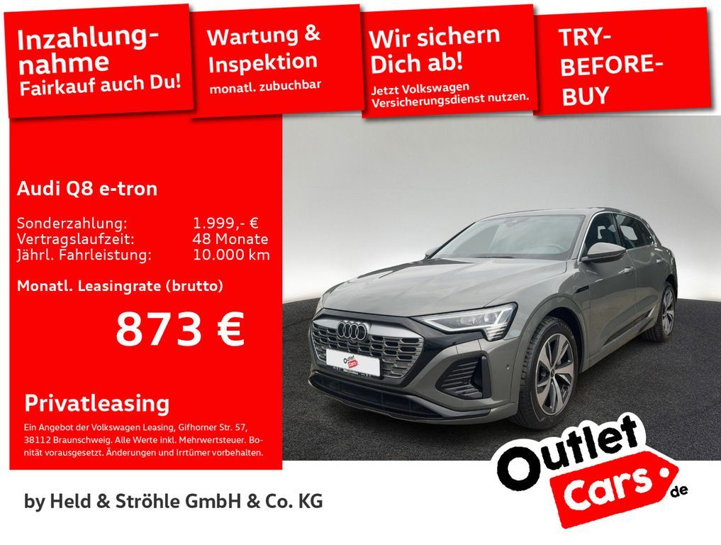 Audi Q8 e-tron 55 qu. S-Line NAVI+ AHK PANO LUFT 20