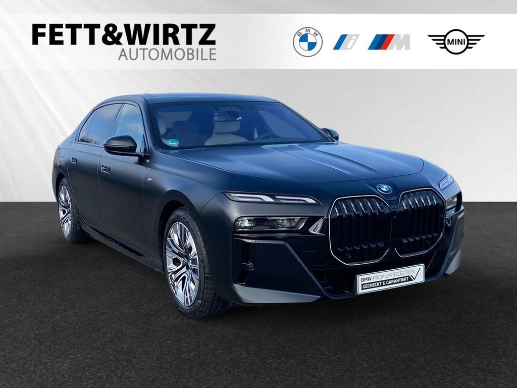 BMW 750e xDrive *Frozen-Black*|TV-Fond-Entertainment Leasing