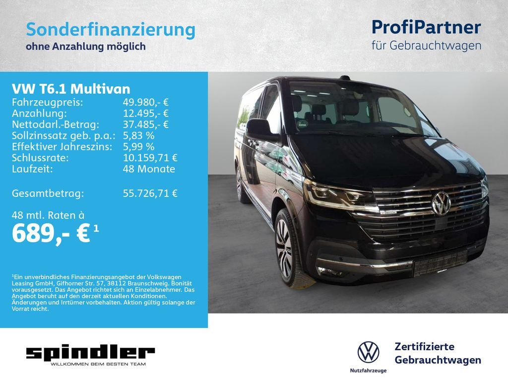 Volkswagen T6.1 Multivan Generation Six 4M DSG/ Standh, LED Leasing
