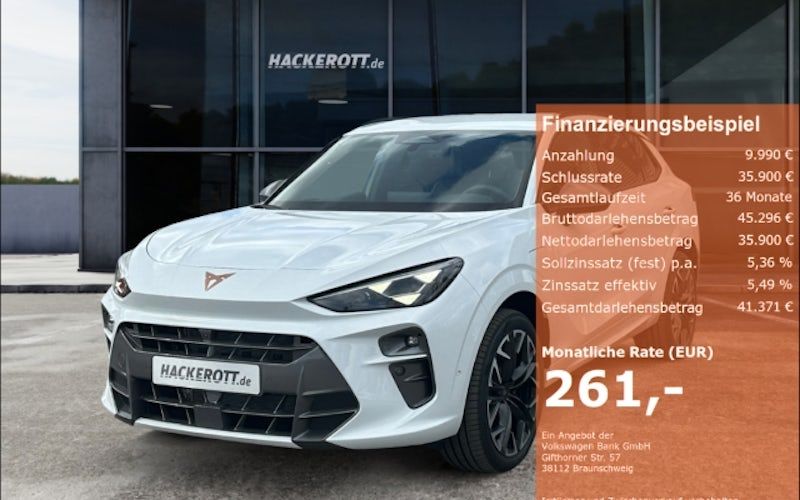 Cupra Terramar 1.5 E-HYBRID 200kW VZ DSG 5dr Kauf