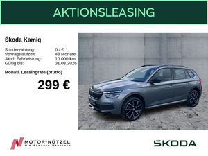 Skoda Kamiq 1.0 TSI Monte Carlo RFK PANO SHZ LED WiPa