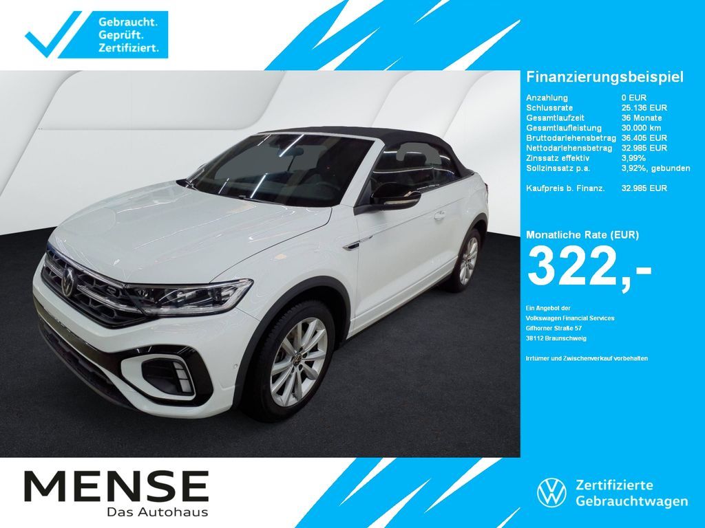 Volkswagen T-Roc Cabriolet 1.5 TSI DSG R-line IQ.Light|ACC Leasing