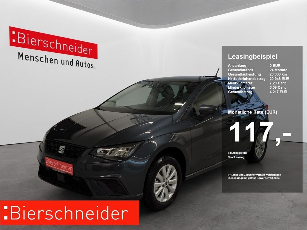 Seat Ibiza 1.0 TSI DSG Road Edition LED NAVI KAMERA 1 Leasing