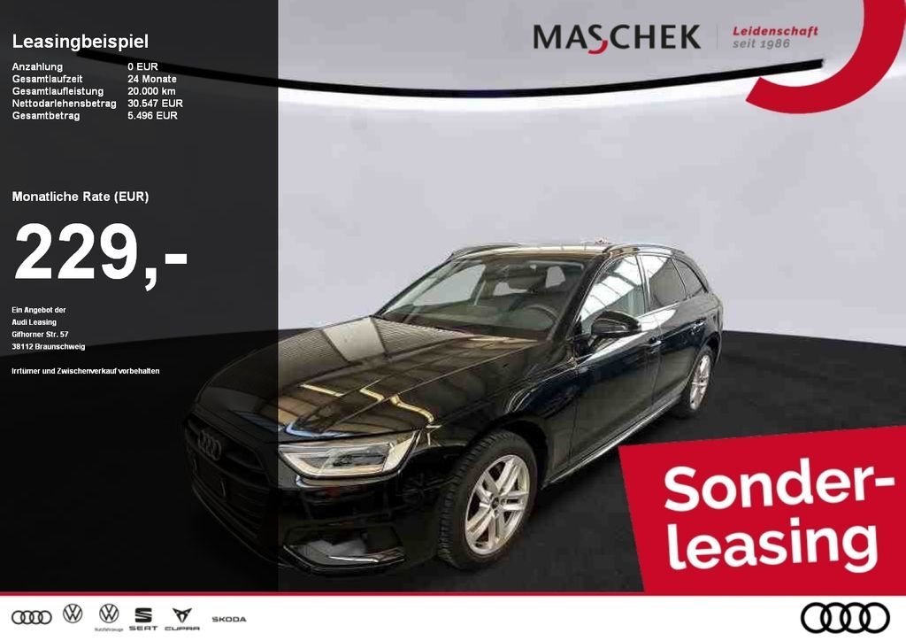 Audi A4 Avant *Sonderleasing nur noch bis 31.07* 40 T Leasing