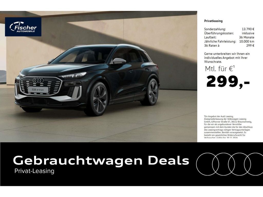 Audi SQ6 e-tron qu. AHK/Luft/HUD/21''/Bei.Dis./360 Leasing