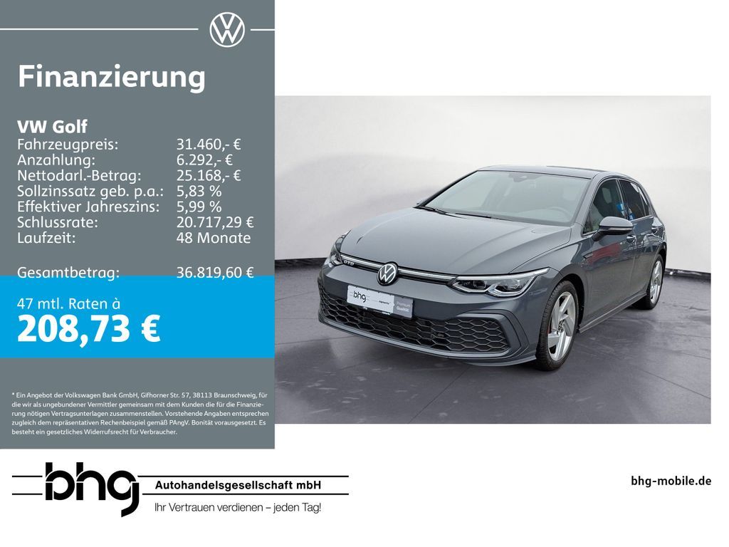 Volkswagen Golf GTD 2,0 TDI SCR DSG Panorama Schiebe-/Hebed Leasing
