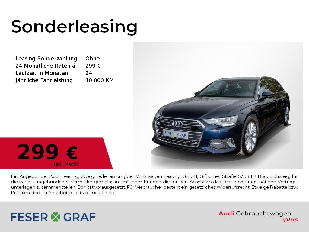 Audi A6 Avant 45TFSI qu./Sport/LED/Leder/ACC/Pano/Kam Leasing