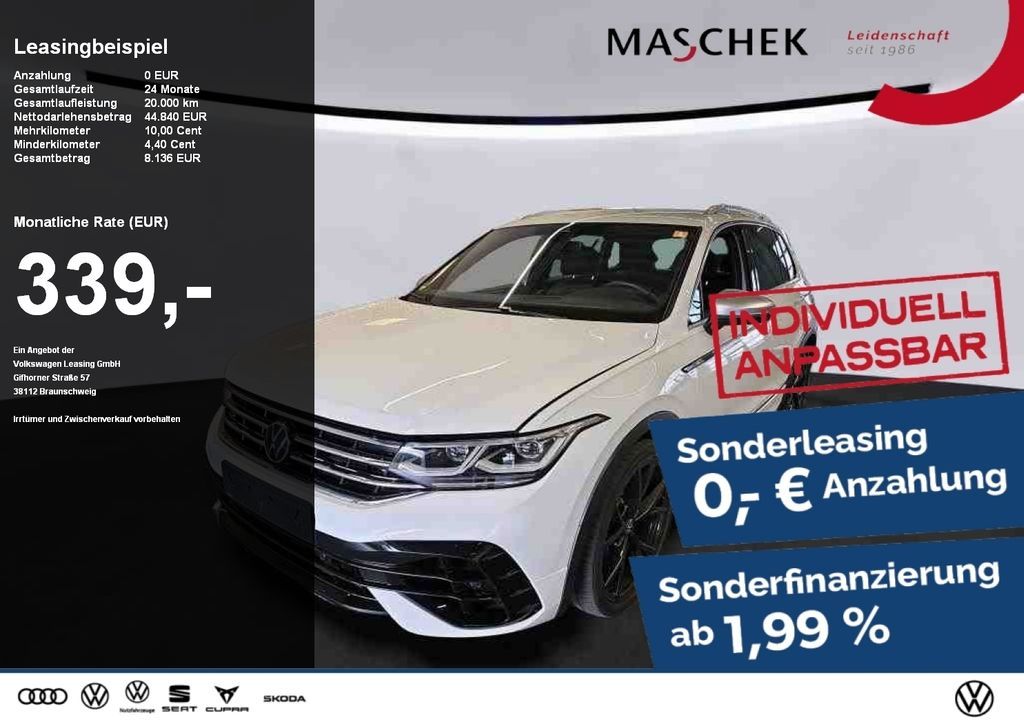 Volkswagen Tiguan R 2.0 TSI Sonderleasing Matrix DCC ACC Ar Leasing