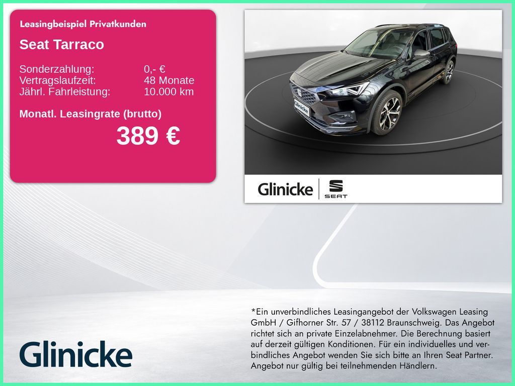 Seat Tarraco 1.5 TSI FR 7-Sitzer AHK LED LM 19