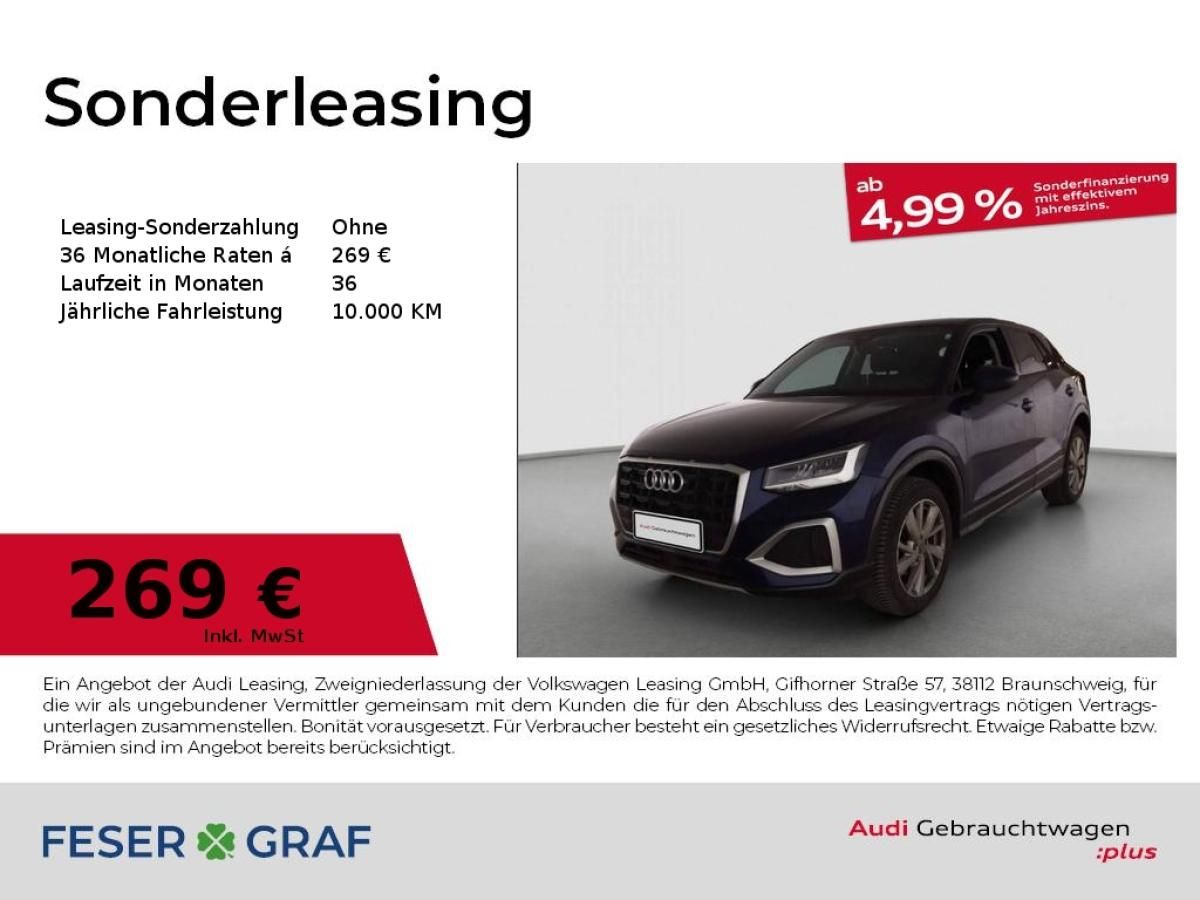 Audi Q2 Advanced 35 TFSI S tronic Navi LED SHZ Leasing