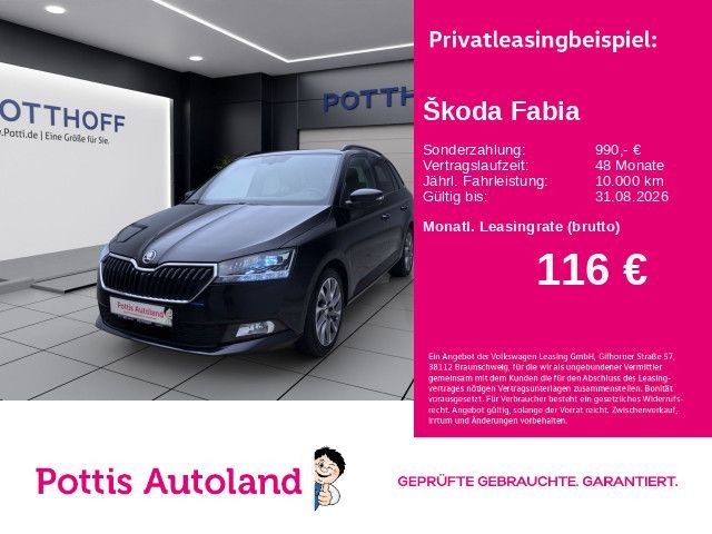 Skoda Fabia Combi 1.0 TSI DSG BEST OF NAVI LED PDC SIT Leasing