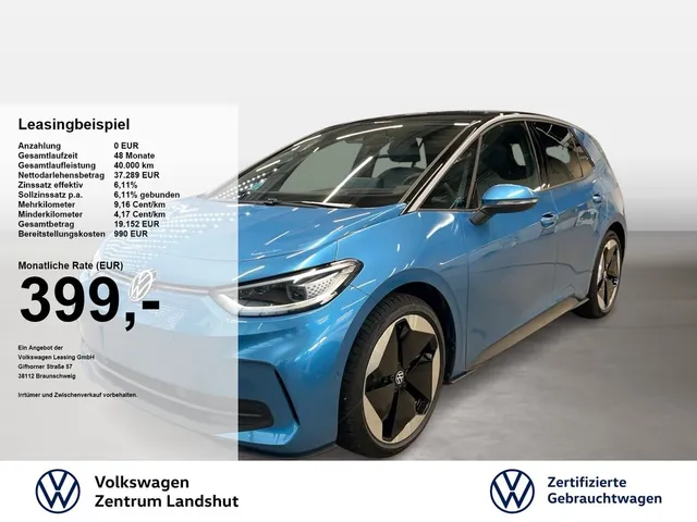 Volkswagen ID.3 Pro S Automatik 2xKlima ACC AHK AUT HUD LED