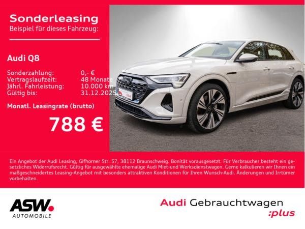 Audi Q8 50 e-tron S line quattr NAVI MATRIX UVP 99540 0,25% Versteuerung Leasing