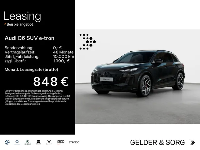 Audi Q6 SUV e-tron quattro 315kW S line business MJ27