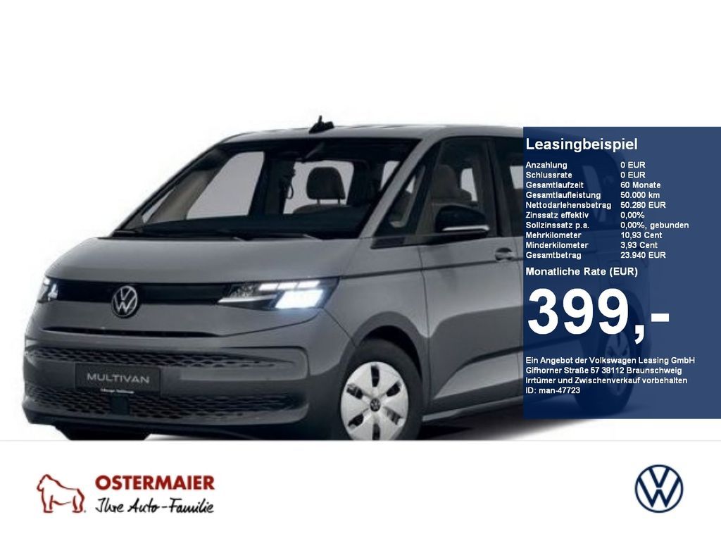 Volkswagen T7 Multivan 2.0TDI DSG ACC Leasing