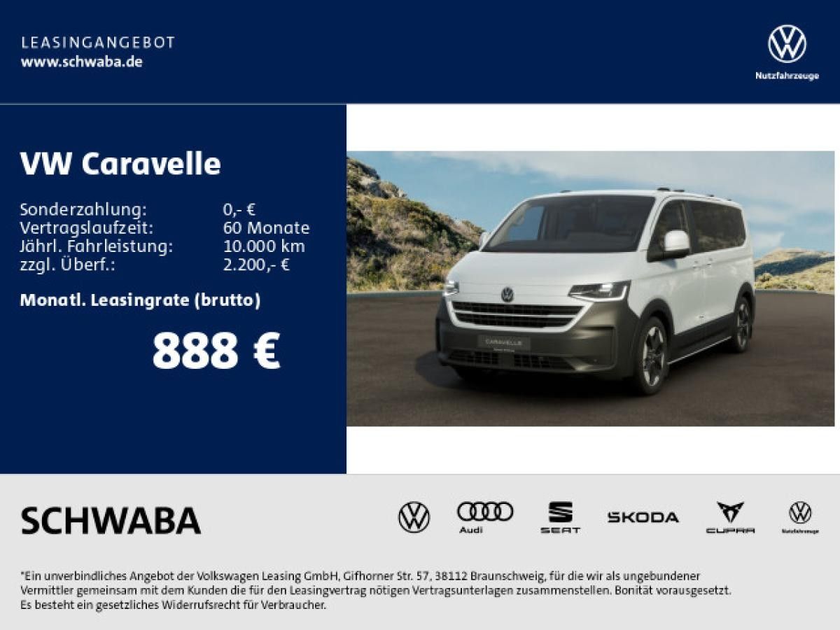 Volkswagen Caravelle 2,0 TDI 4MOTION *Pan Americana* Leasing