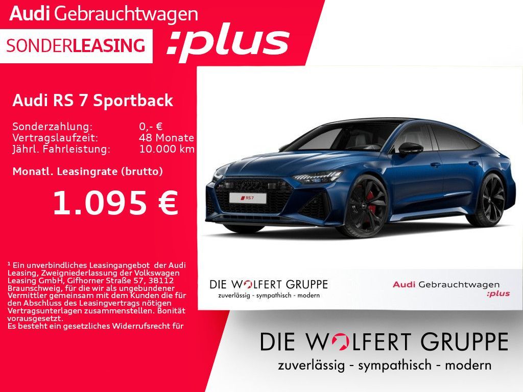 Audi RS 7 Sportback RS-SPORTAGA*PANO*STANDHZG*280KM/H Leasing