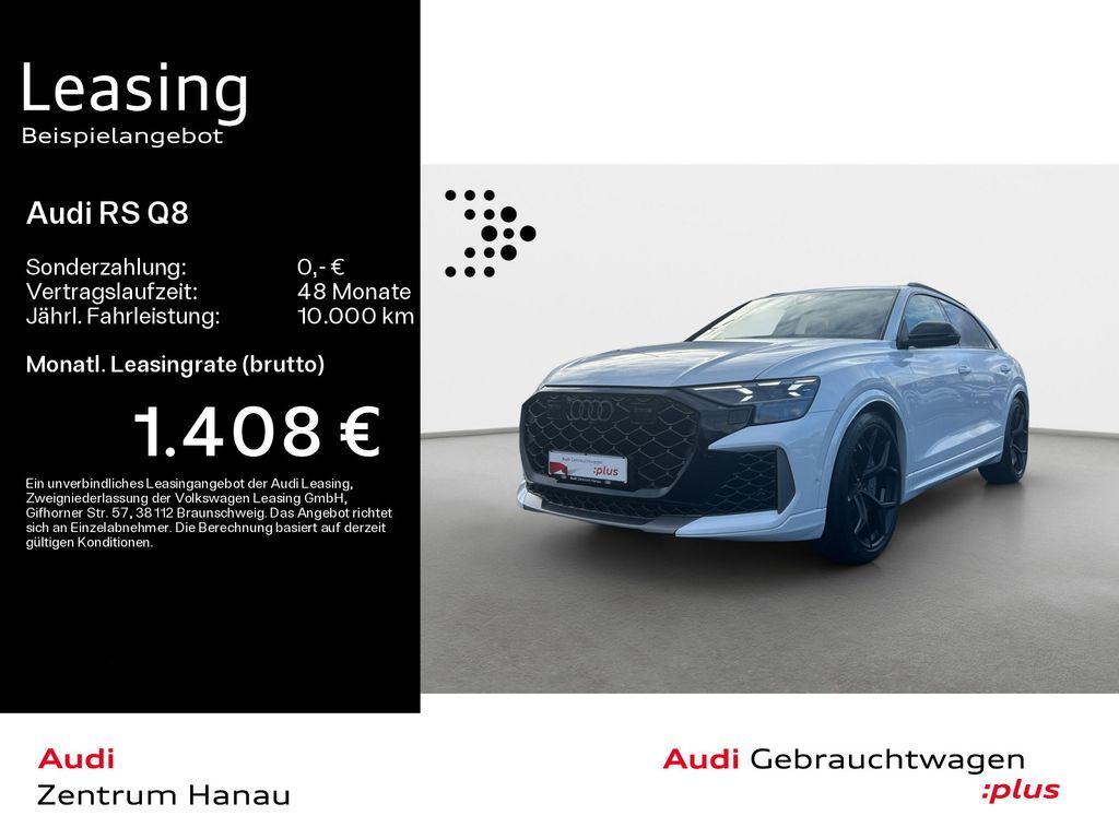 Audi RS Q8 performance*280KM/H*LASER*KERAMIK*LUFT*RS- Leasing