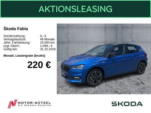 Skoda Fabia 1.0 TSI Monte Carlo RFK PDC SHZ MUFO LED