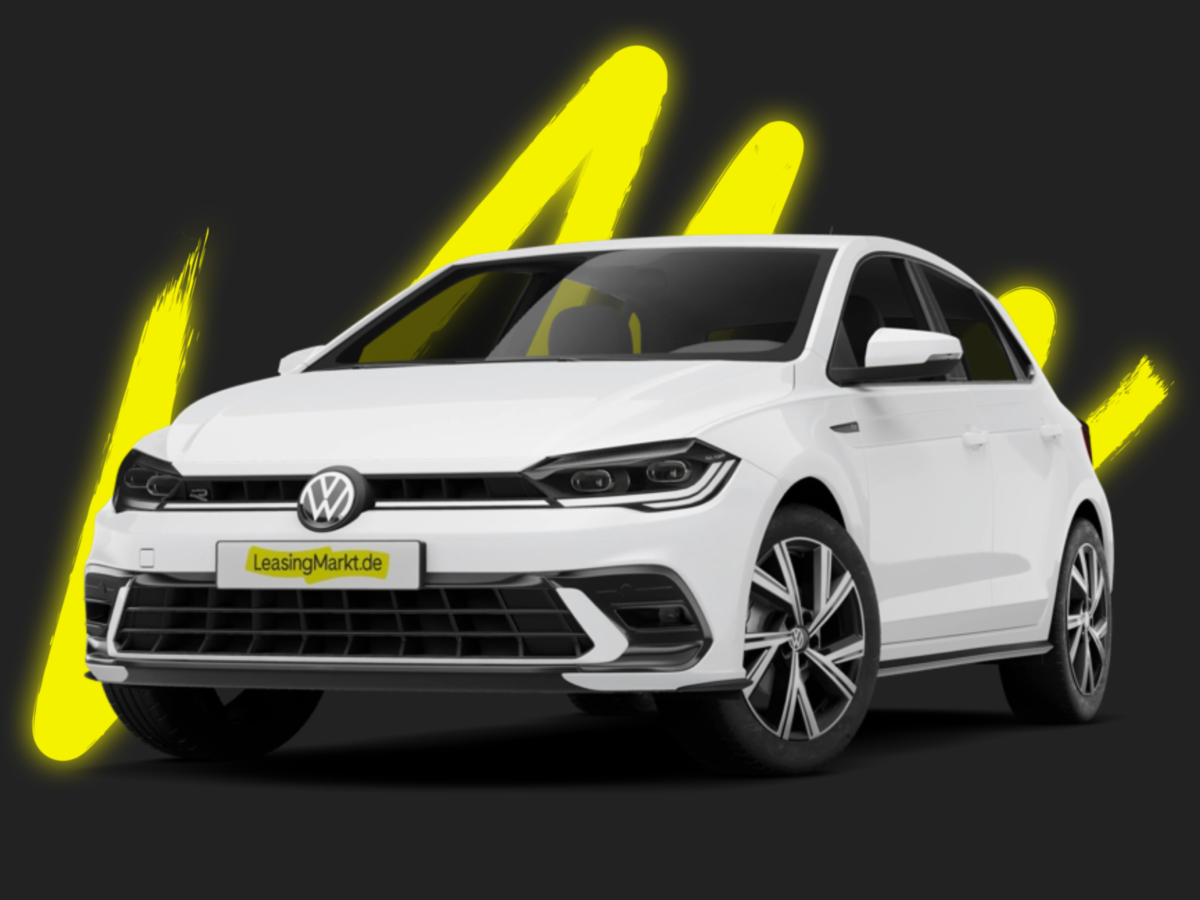 Volkswagen Polo R-Line - IQ.DRIVE - Ganzjahresreifen - Rear Veaw Leasing