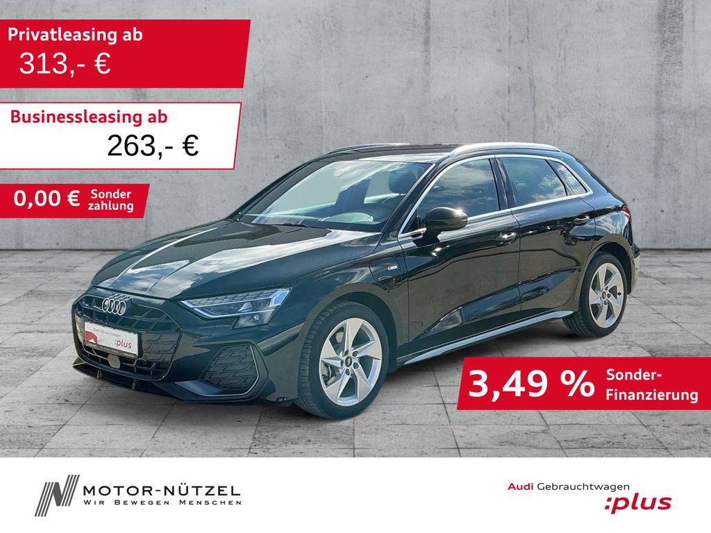 Audi A3 Sportback 40 TFSI e S-LINE LED+NAV+RFK+ACC+17 Leasing