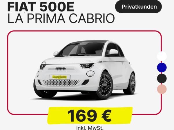 Fiat 500e Cabrio La Prima 🔋großer Akku🔋 🎨inkl. Metallic🎨 Leasing