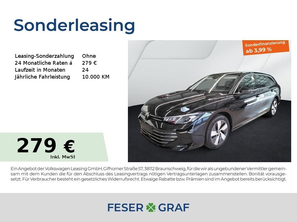 Volkswagen Passat Business 1.5 eTSI DSG 360° AHK LHZ SHZ Leasing