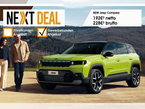 Jeep Compass Der neue e-Hybrid ❗️Sonder-Aktion❗️ in 38 Wochen verfügbar📅 Leasing