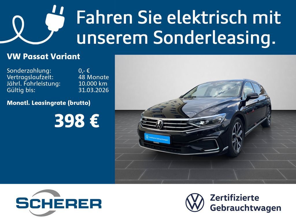 Volkswagen Passat Variant GTE 1.4 eHybrid DSG  IQ.LIGHT ACC Leasing