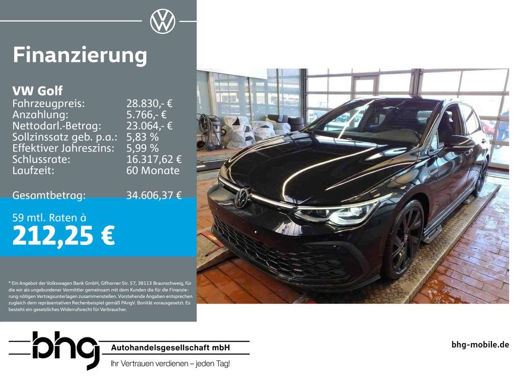 Volkswagen Golf GTD 2,0 TDI DSG Leasing