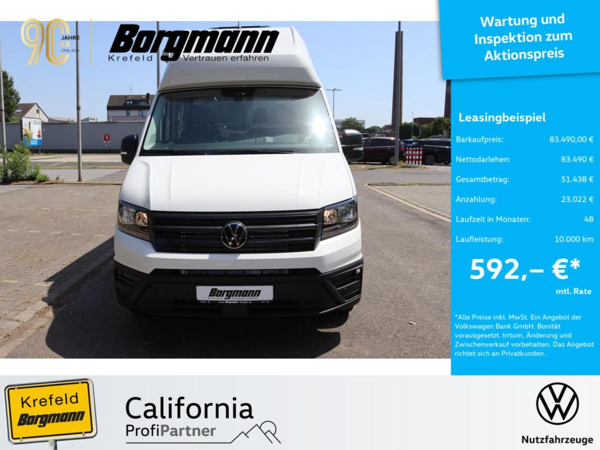 Volkswagen Crafter Der neue Grand California 600 Leasing
