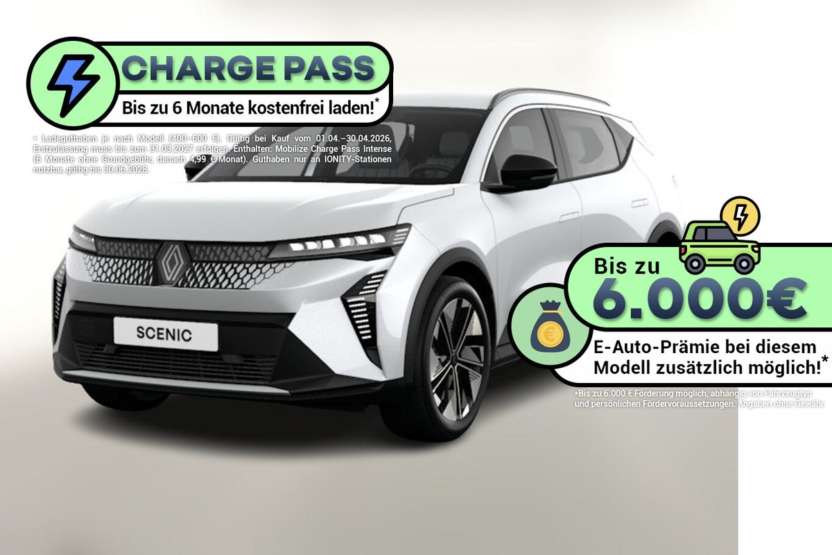 Renault Scenic E-TECH Evolution 170 Comfort Range PDC Leasing privat Leasing