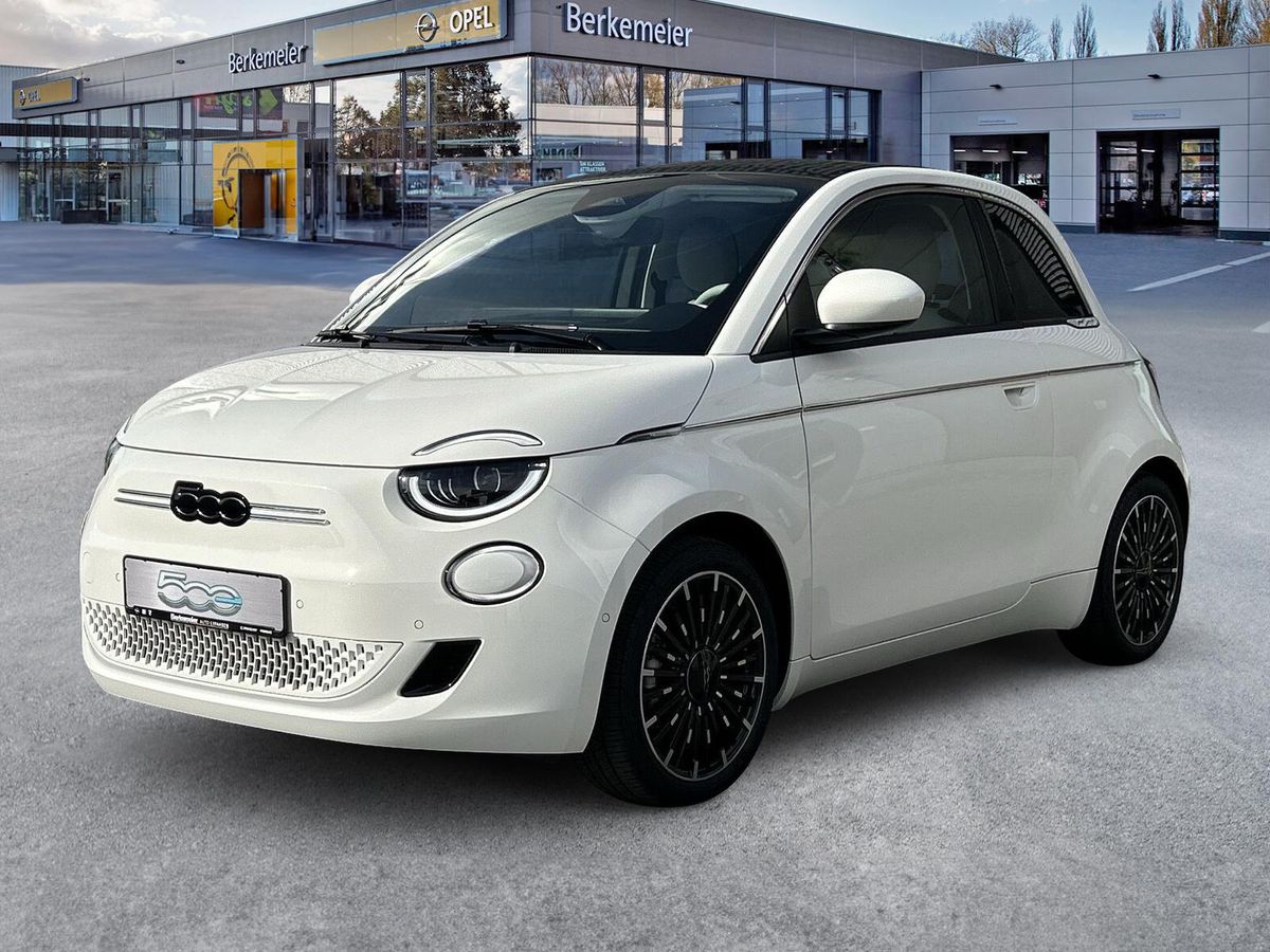 Fiat 500e Cabrio La Prima 🌟 LED / NAVI / Kamera / Sitzheizung🌟 Leasing
