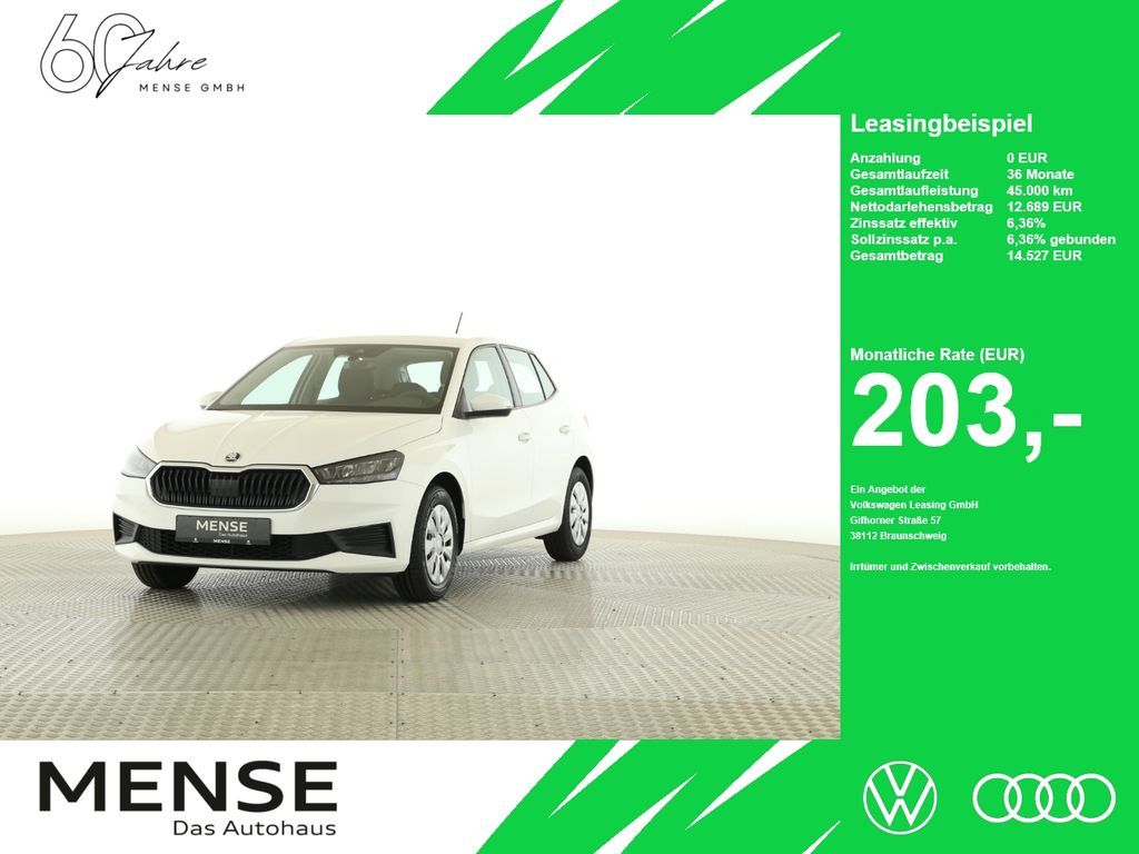 Skoda Fabia Active 1.0l MPI 59KW 5-Gang LED|LaneAss|PD Leasing