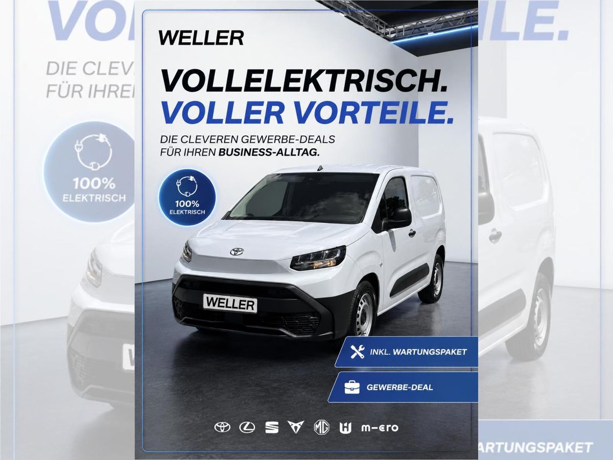 Toyota Proace City ⚡Electric L1 Duty - 50 kWh – Sonderaktion für SHK⚡+Wartung Leasing