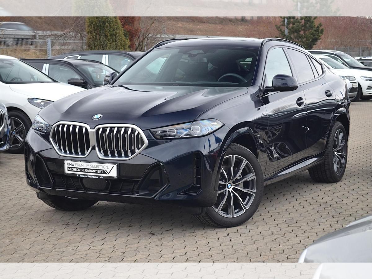 BMW X6 40i M Sport, AHK, Pano, Standhzg., Integral-Lenkung, Ad.LED, Soft-Close uvm. Leasing