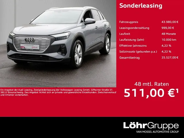 Audi Q4 e-tron 40 Wärmepumpe ACC Navi Kamera Head-up