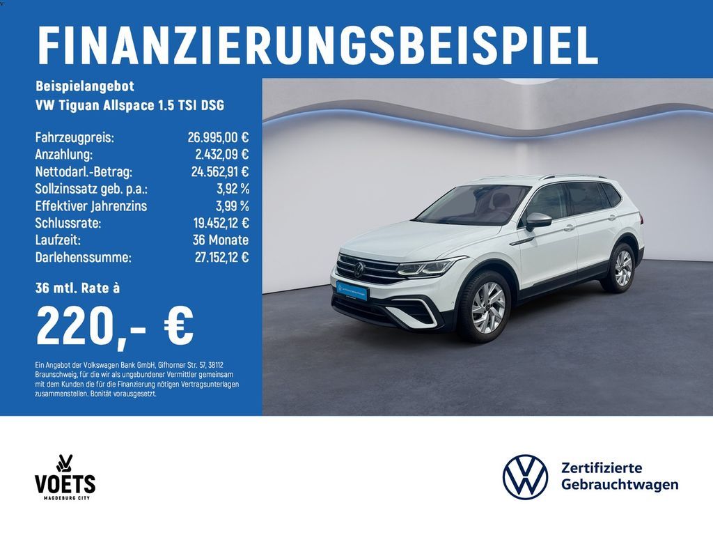 Volkswagen Tiguan Allspace 1.5 TSI DSG Life MATRIX-LED+NAVI Leasing