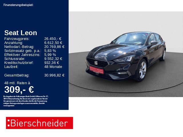 Seat Leon 1.5 eTSI DSG FR LED ACC NAVI CAM SHZ Leasing