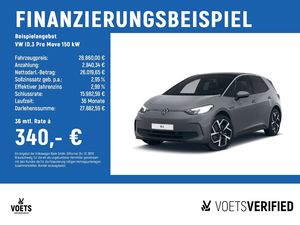 Volkswagen ID.3 Pro Move 150 kW RearView+ACC+SHZ+KLIMA+PDC