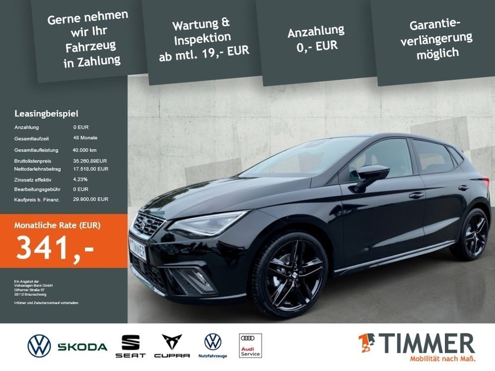 Seat Ibiza FR Black Edition 1.5TSI 110kW (150 PS) *DS Leasing