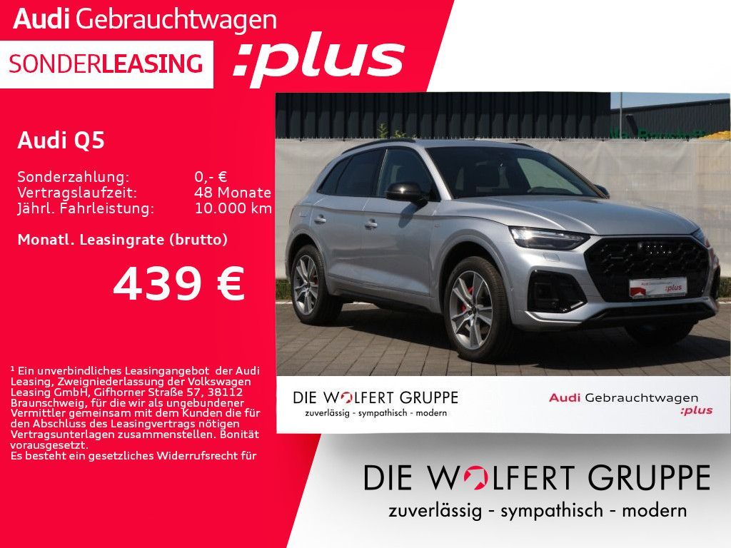 Audi Q5 S line 55 TFSI e quattro *0,5%*AHK*ACC*360° Leasing