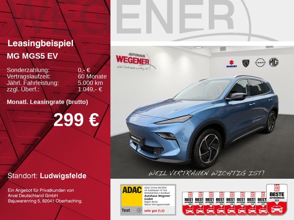 MGS5 EV Luxury Long Range/ WÄPU/ SHZ/ LHZ/ LED Leasing