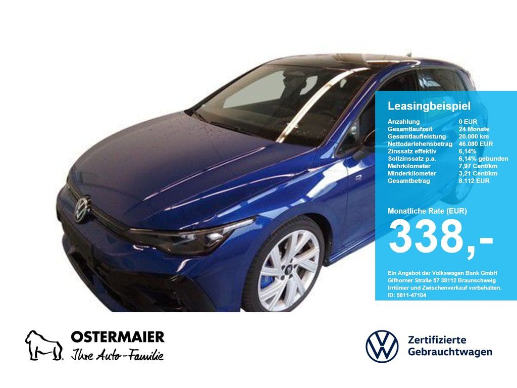 Volkswagen Golf VIII R BLACK STYLE 2.0TSI 333PS DSG 4M ACC. Leasing